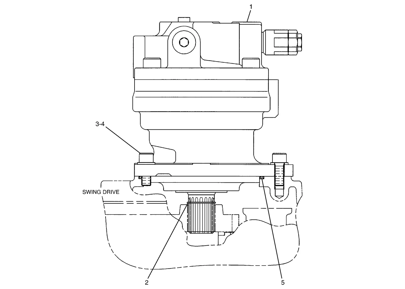 330D · HYDRAULIC SYSTEM · 200-3372 CAT parts diagram