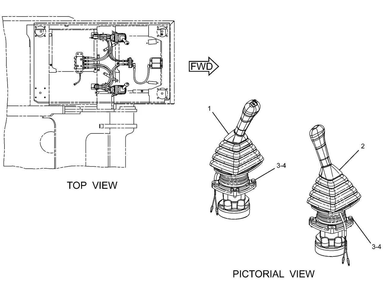 330D · HYDRAULIC SYSTEM · 259-7707 CAT parts diagram