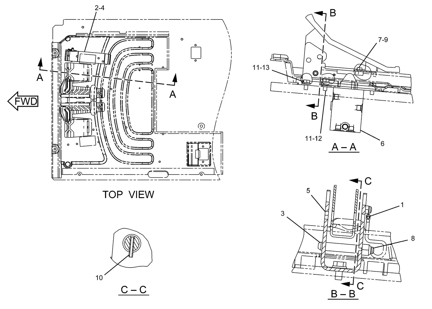 330D · HYDRAULIC SYSTEM · 239-8693 CAT parts diagram