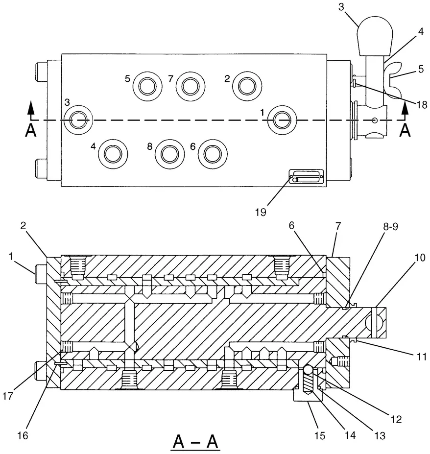 330D · HYDRAULIC SYSTEM · 085-6455 CAT parts diagram