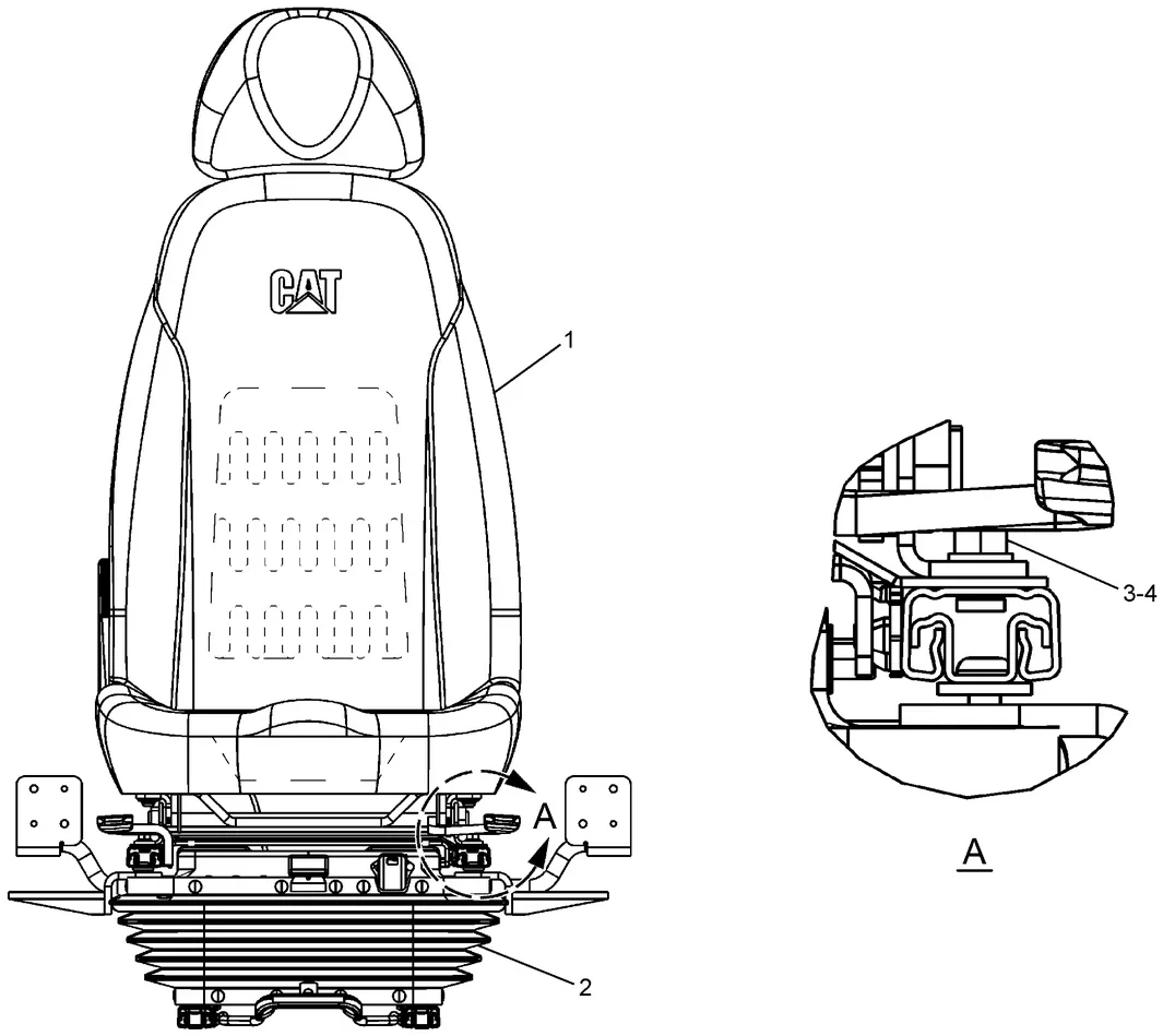 330D · OPERATOR STATION · 240-5065 CAT parts diagram