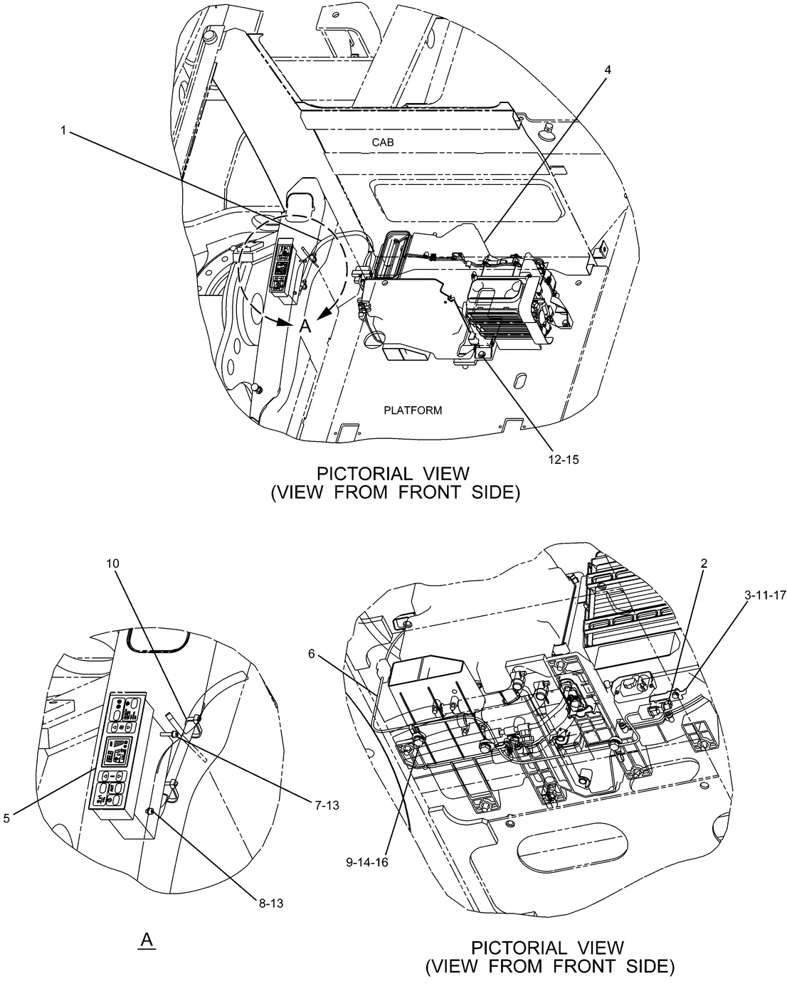 330D · OPERATOR STATION · 229-9084 CAT parts diagram