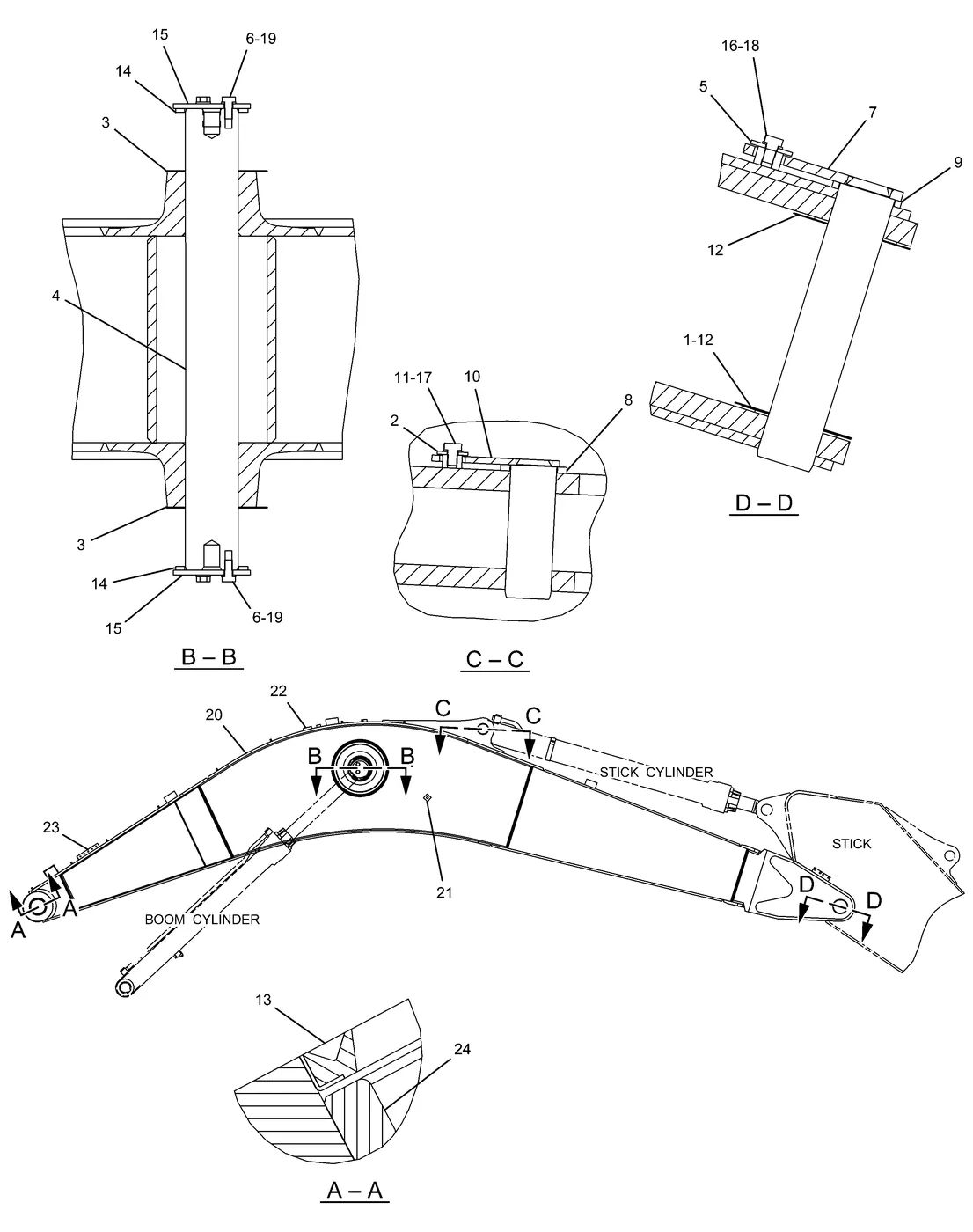 330D · IMPLEMENTS · 236-8416 CAT parts diagram