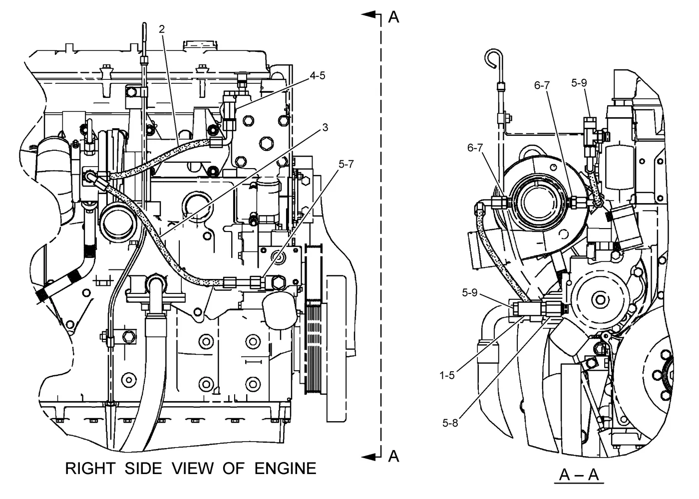 330D · COOLING SYSTEM · 244-0989 CAT parts diagram