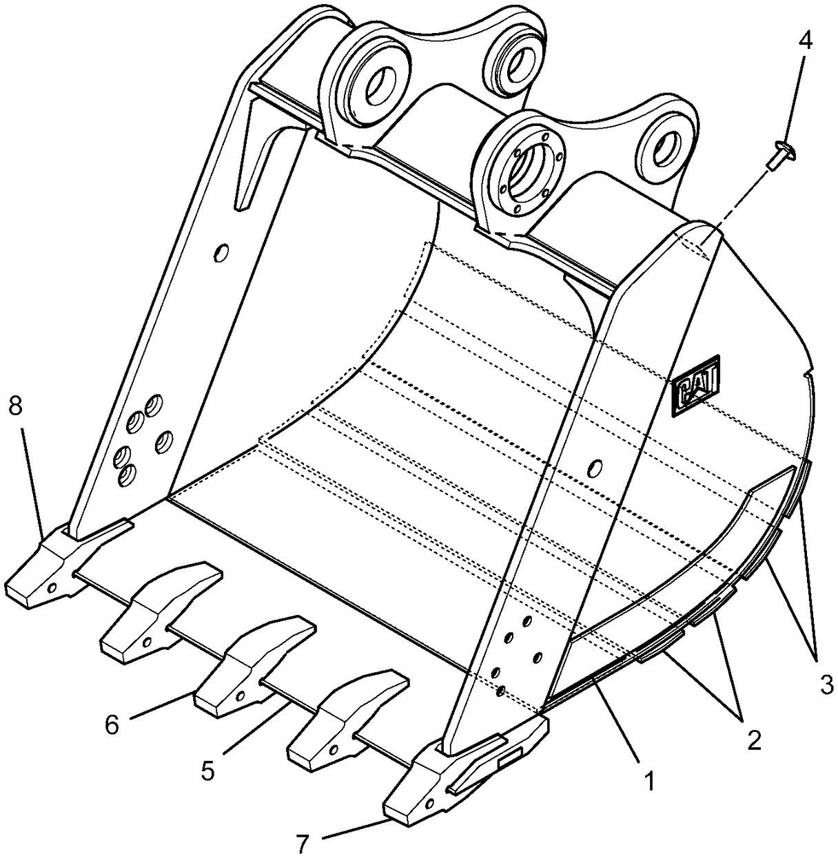 330D · IMPLEMENTS · 229-8045 CAT parts diagram