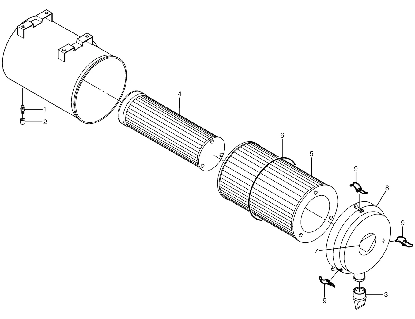 330D · AIR INLET AND EXHAUST SYSTEM · 255-2914 CAT parts diagram