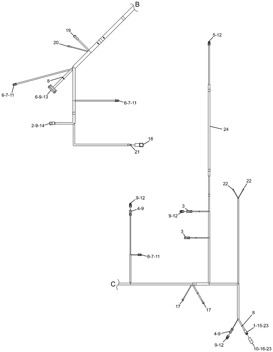 330D CAT parts diagram