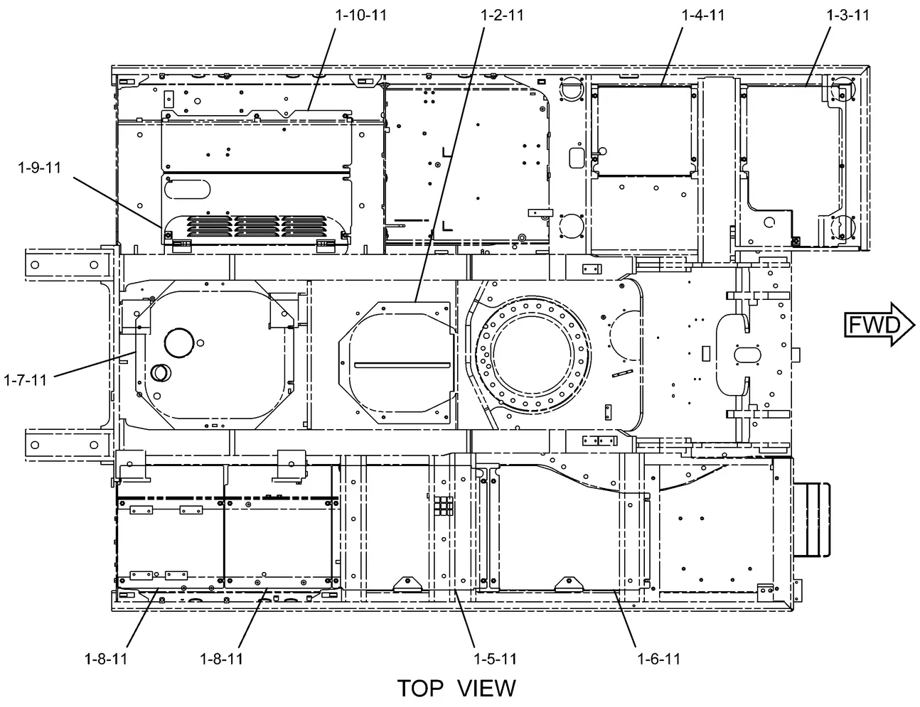 330D · FRAME AND BODY · 237-8753 CAT parts diagram