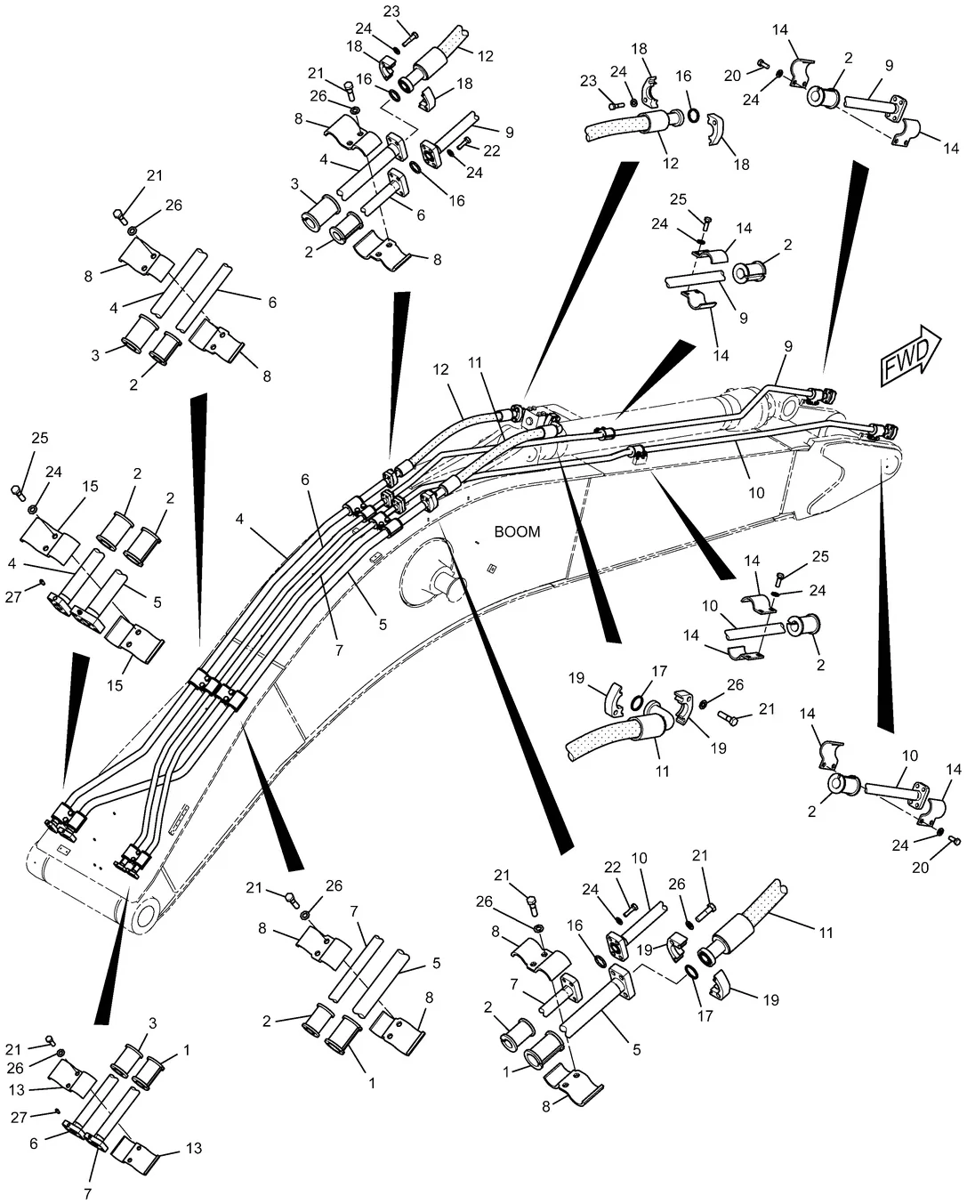 330D CAT parts diagram