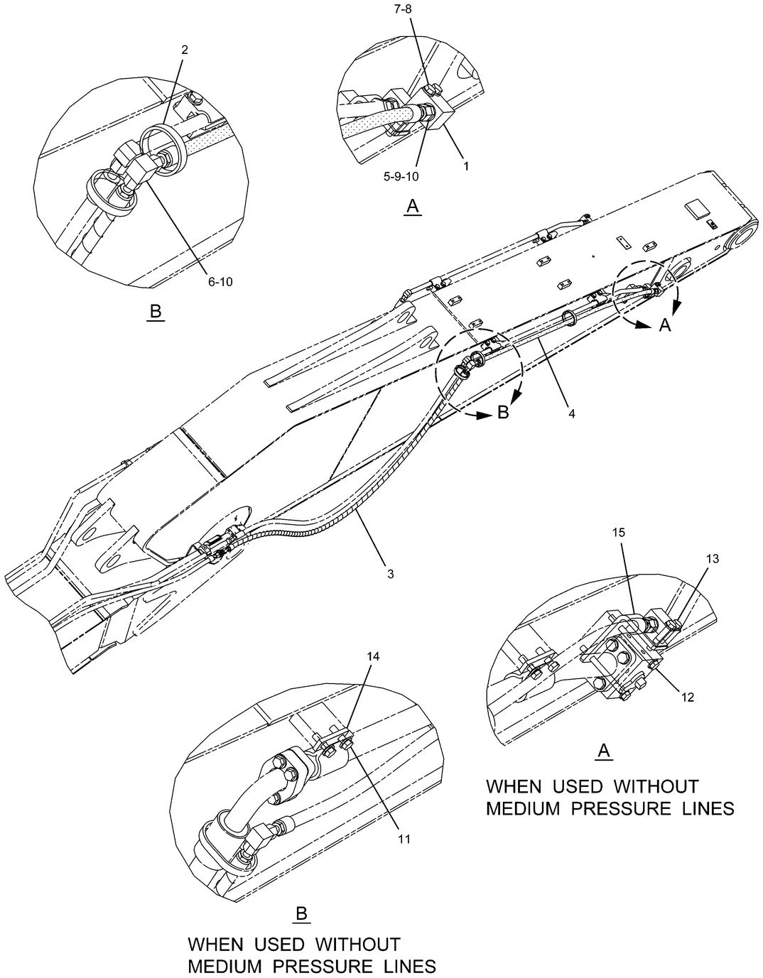 330D · HYDRAULIC SYSTEM · 253-6597 CAT parts diagram