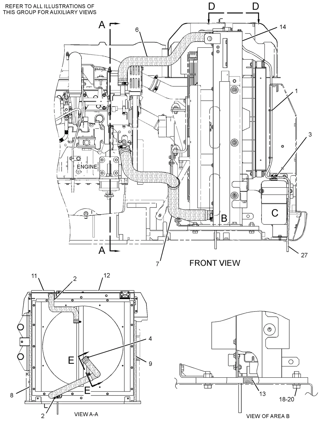 336D 8T4123 parts diagram