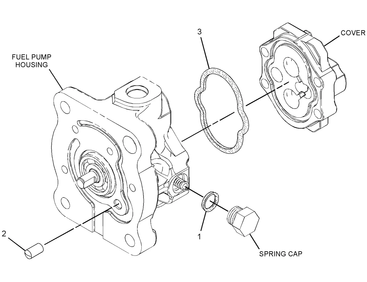 336D · FUEL SYSTEM · 318-6357 CAT parts diagram
