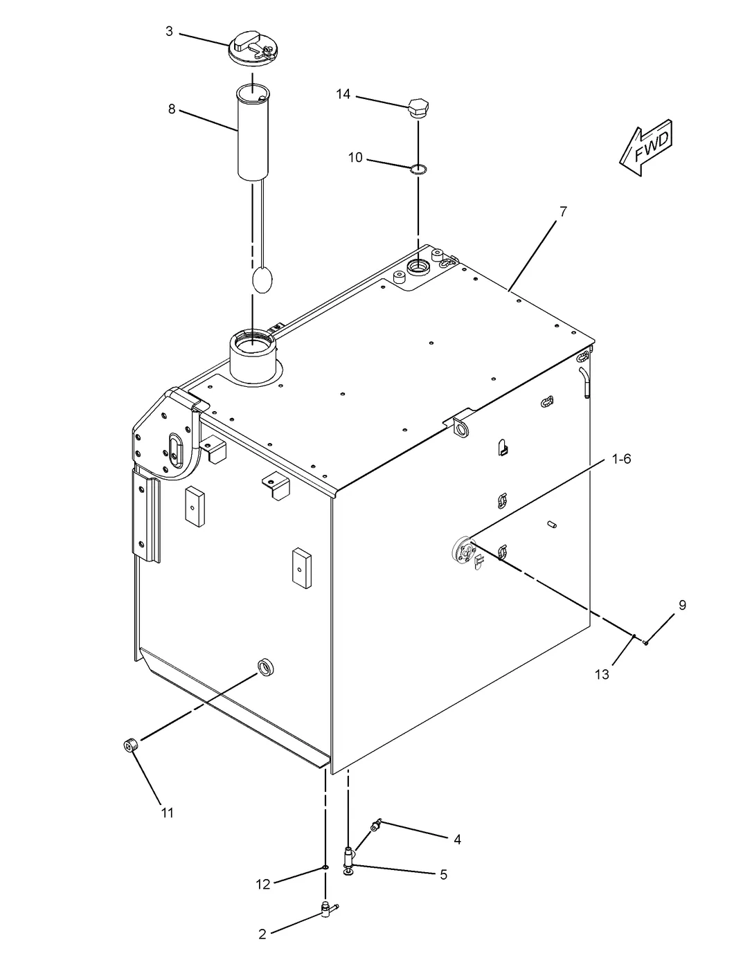 336D · FUEL SYSTEM · 262-2223