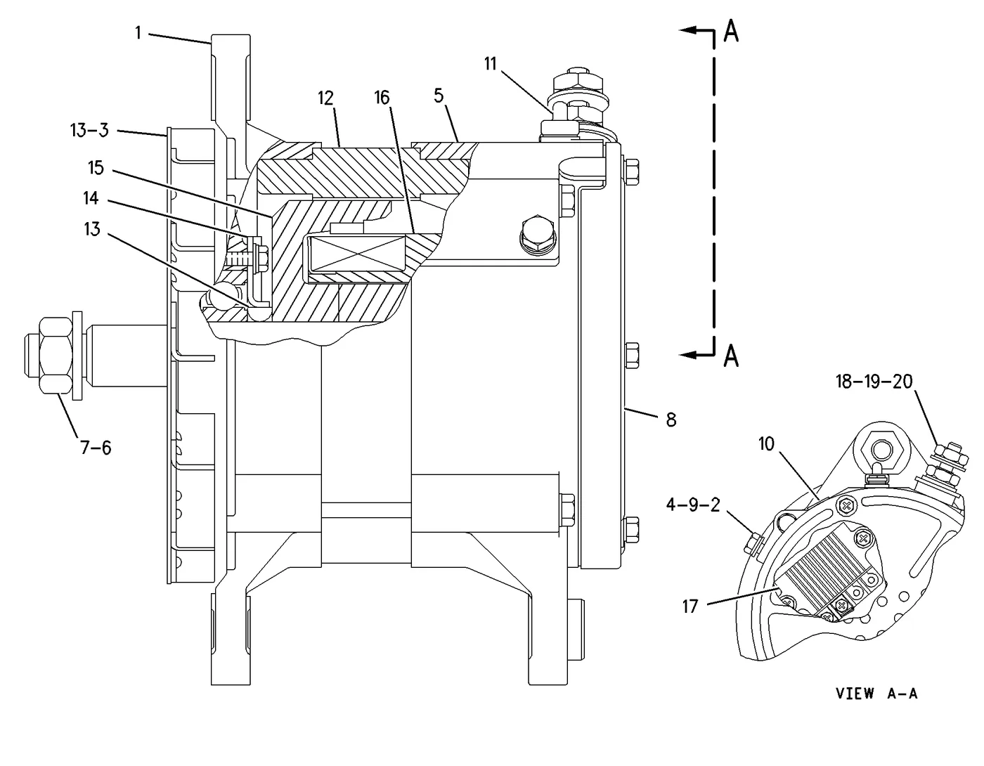 336D 9L6770 parts diagram