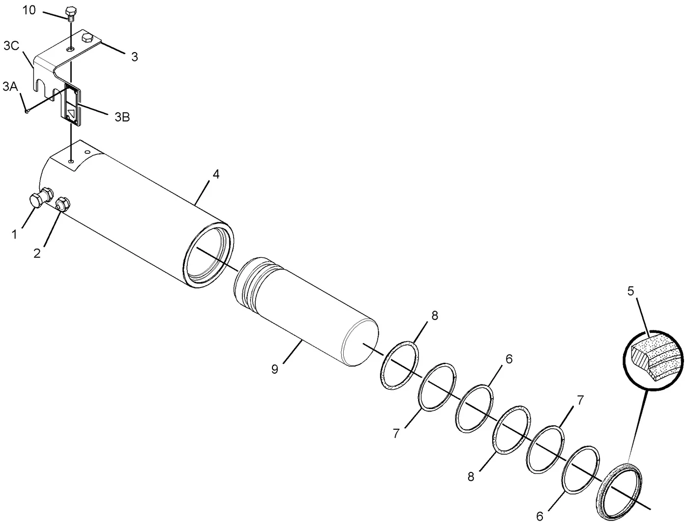 336D · UNDERCARRIAGE · 297-9151 CAT parts diagram