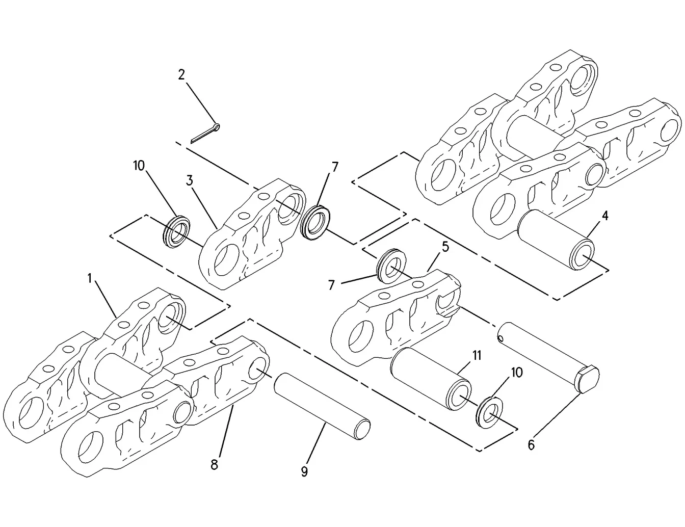 336D · UNDERCARRIAGE · 260-9456 CAT parts diagram