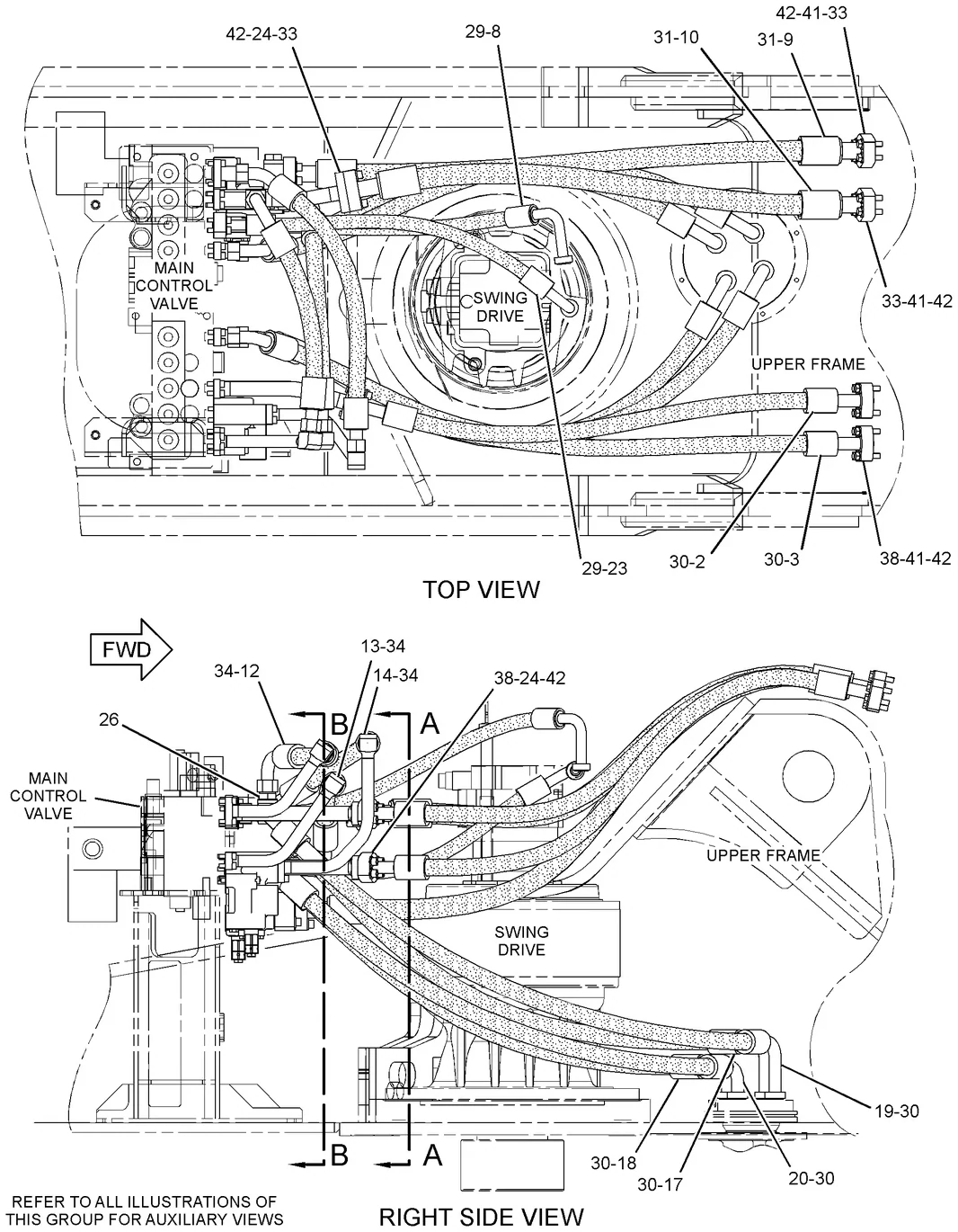 336D · UNDERCARRIAGE · 260-7869 CAT parts diagram