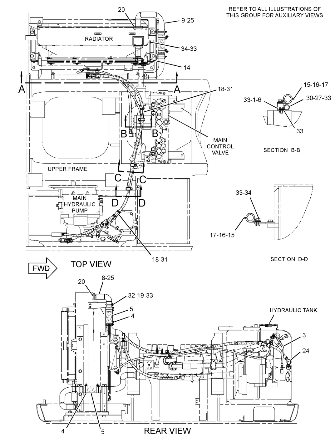 336D 4J0527 parts diagram
