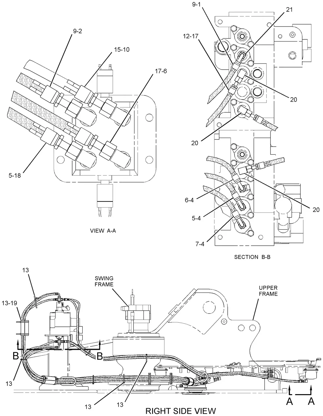 336D · UNDERCARRIAGE · 259-7407 CAT parts diagram