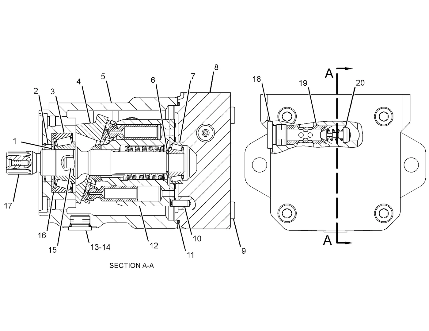 336D 9X8979 parts diagram
