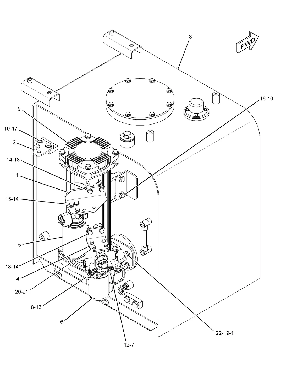 336D 2895565 parts diagram