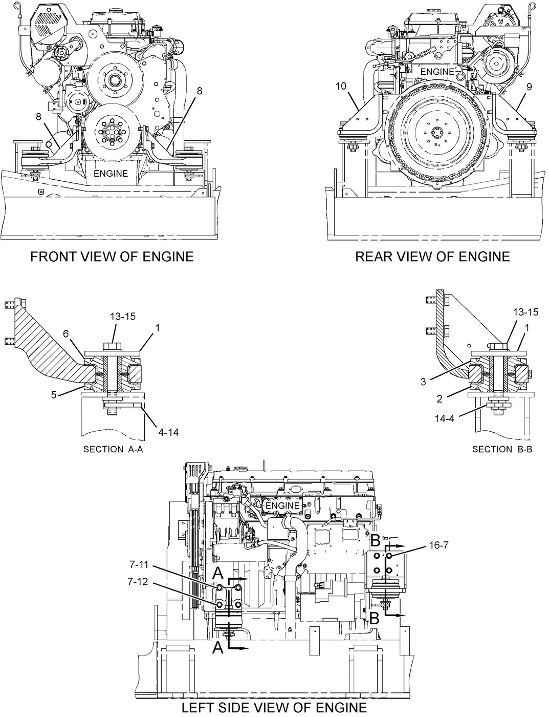 336D 9X8257 parts diagram