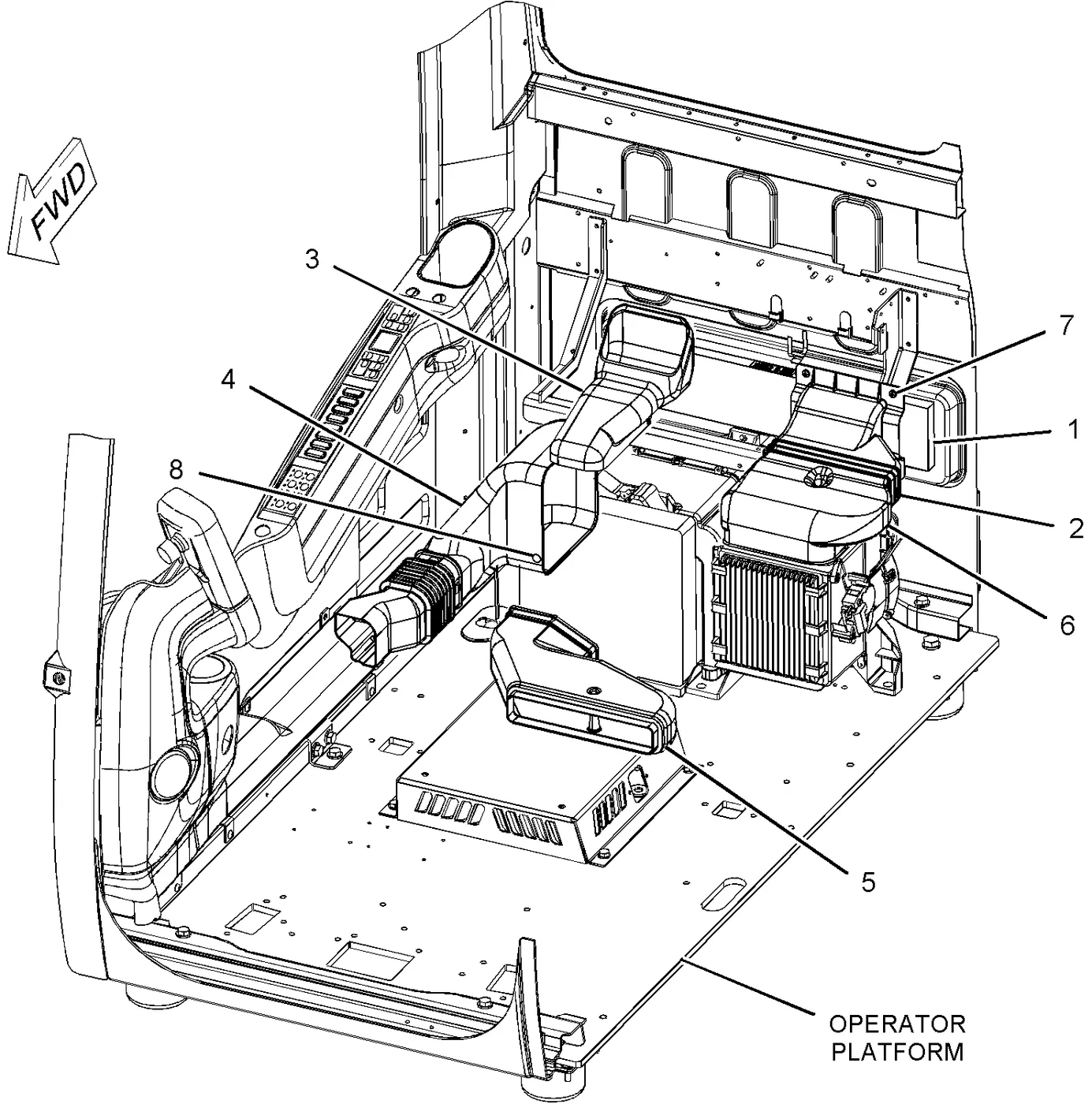 336D 3050329 parts diagram