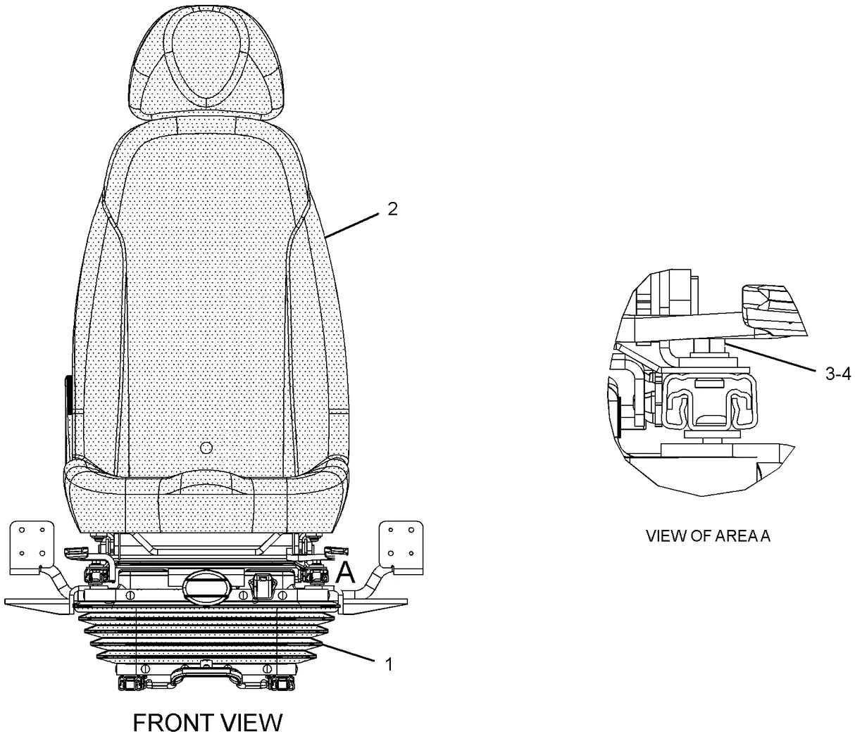 336D · OPERATOR STATION · 229-9089 CAT parts diagram