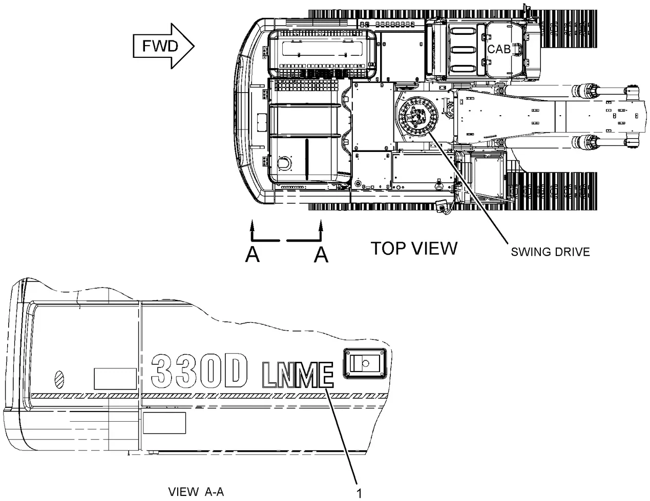 336D · SERVICE EQUIPMENT AND SUPPLIES · 240-3776 CAT parts diagram