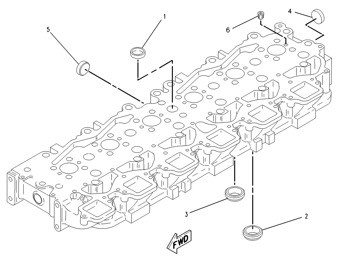 3406C 1W5283 parts diagram
