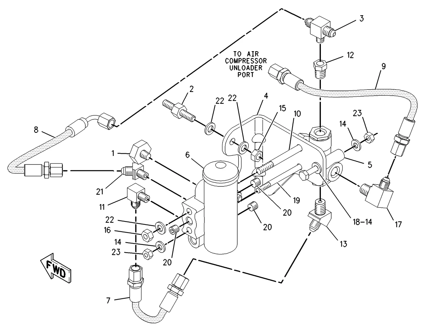 3406C 6K1972 parts diagram