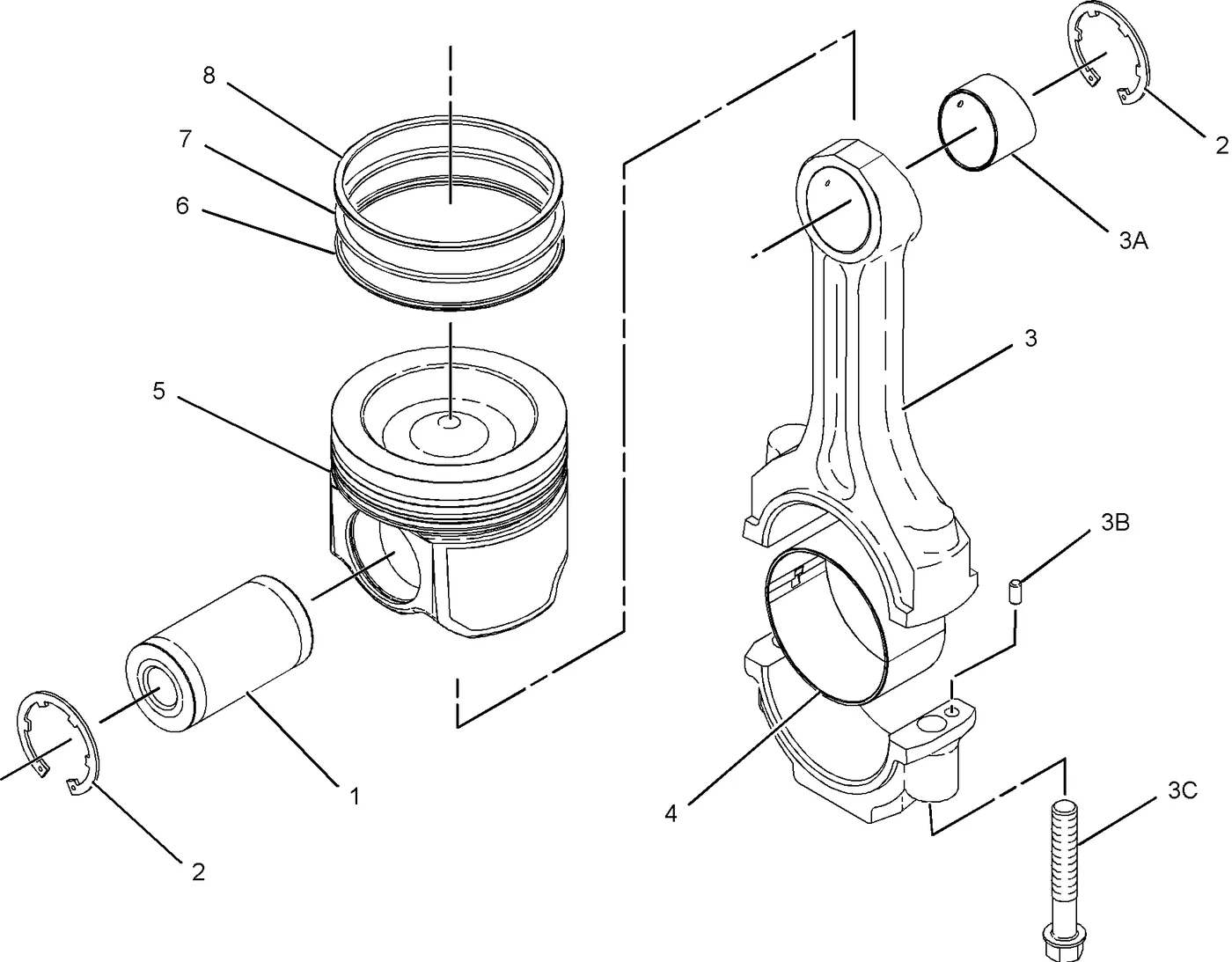 3406C 7N7078 parts diagram