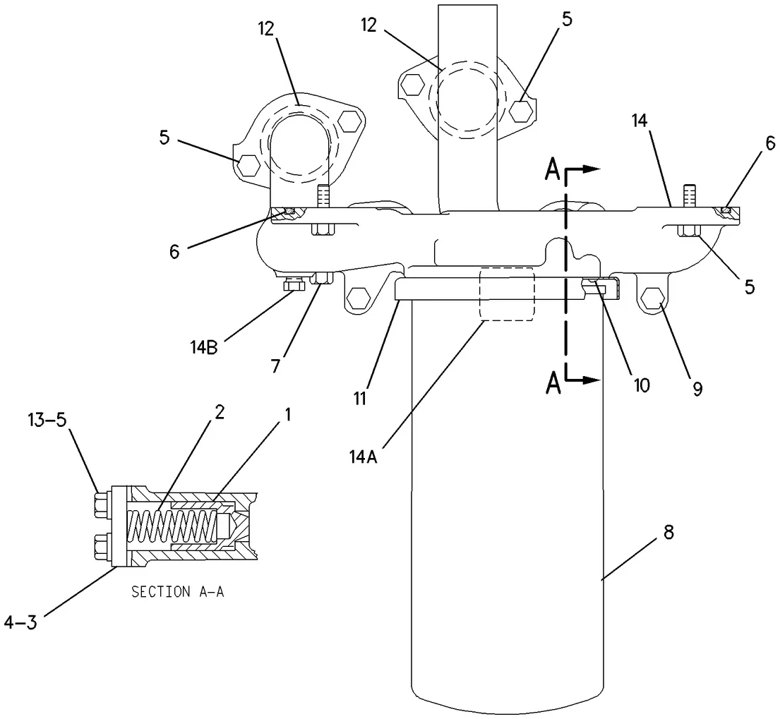 3406C · LUBRICATION SYSTEM · 267-5201 CAT parts diagram