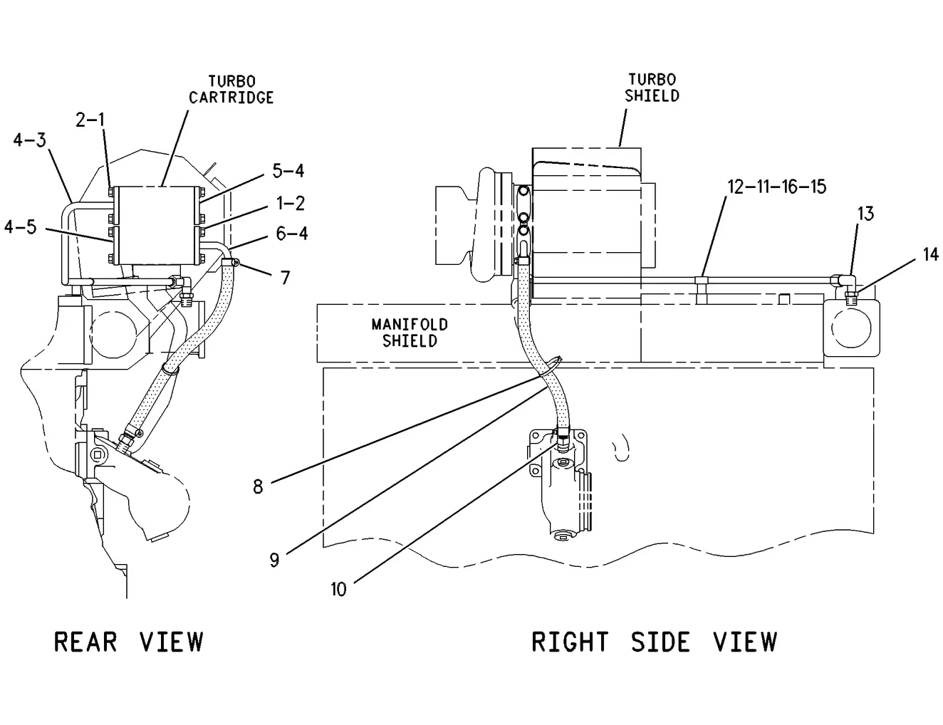 3406C · COOLING SYSTEM · 161-9754 CAT parts diagram