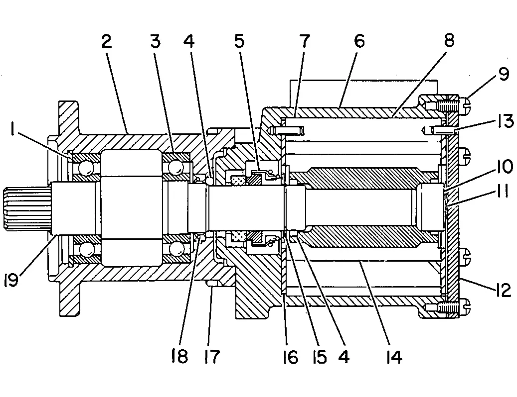 3406C · COOLING SYSTEM · 161-9754 CAT parts diagram