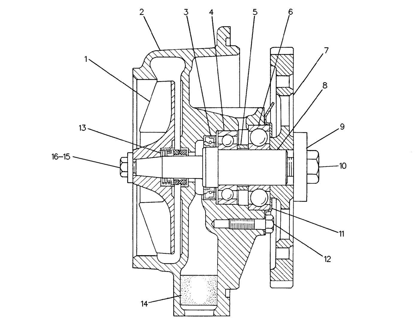 3406C · COOLING SYSTEM · 161-9754 CAT parts diagram