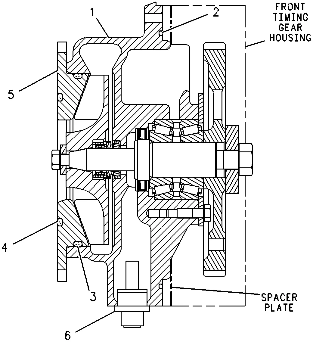 3406C · COOLING SYSTEM · 102-5939 CAT parts diagram