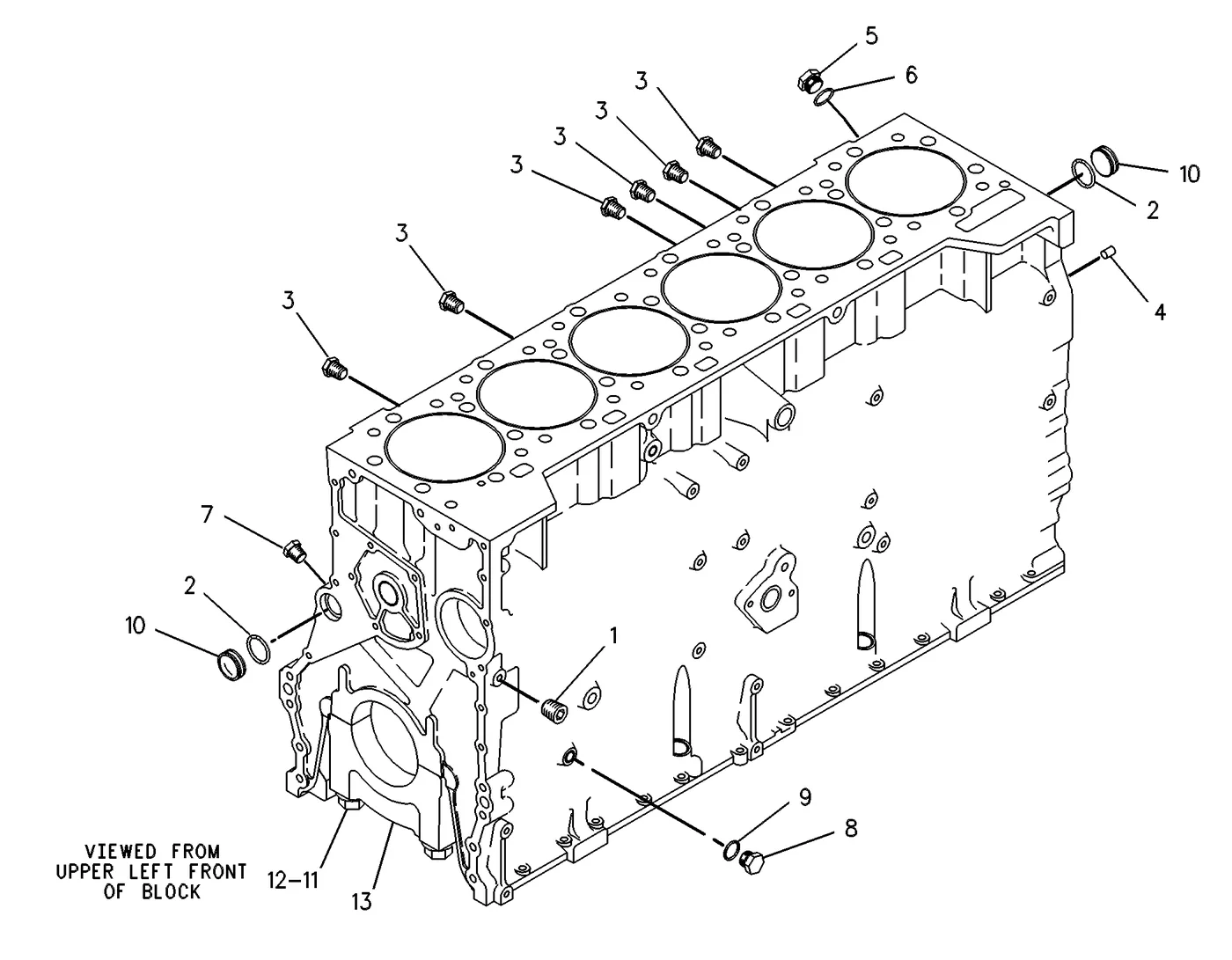 3406E 9S4190 parts diagram
