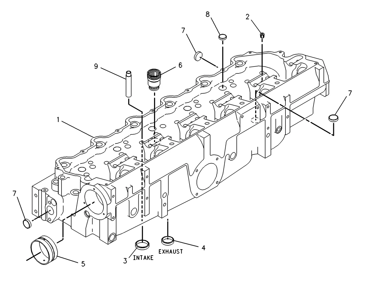 3406E 1W5283 parts diagram