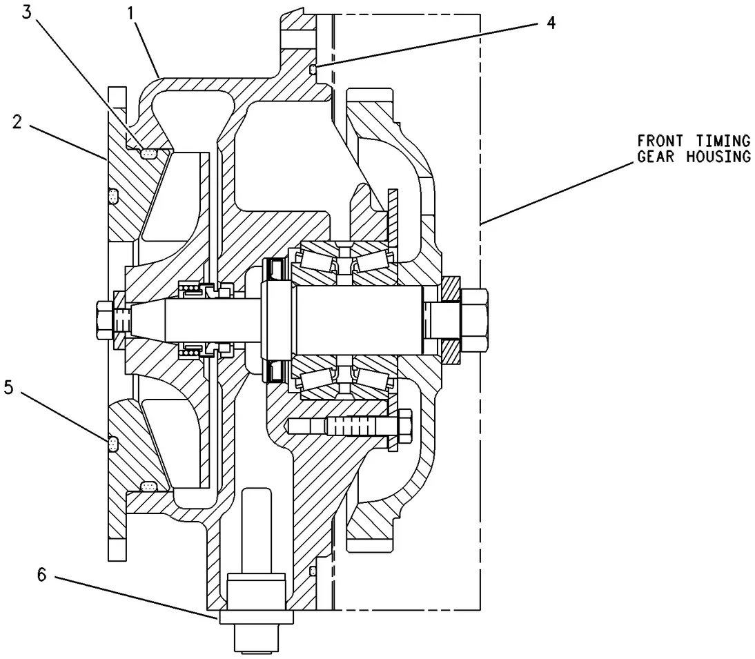 3406E · COOLING SYSTEM · 122-3772 CAT parts diagram