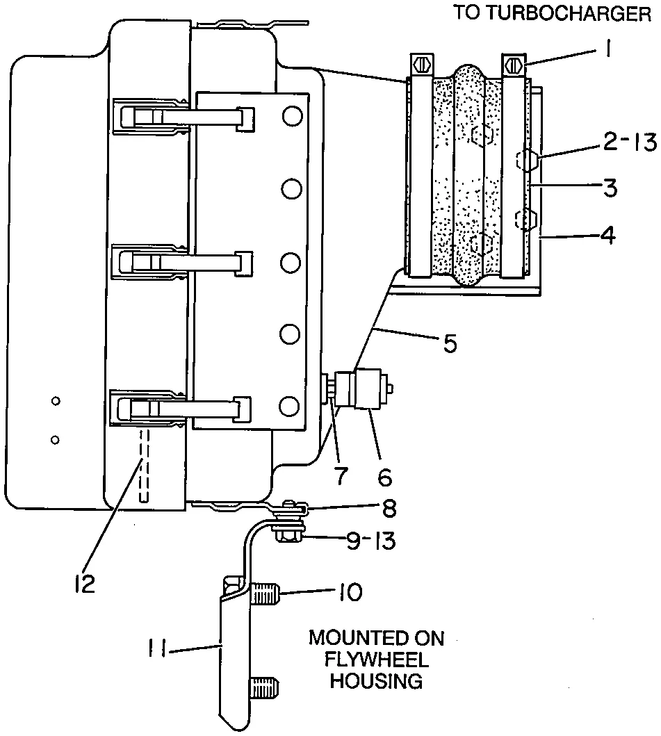3406E · AIR INLET AND EXHAUST SYSTEM · 123-6808 CAT parts diagram