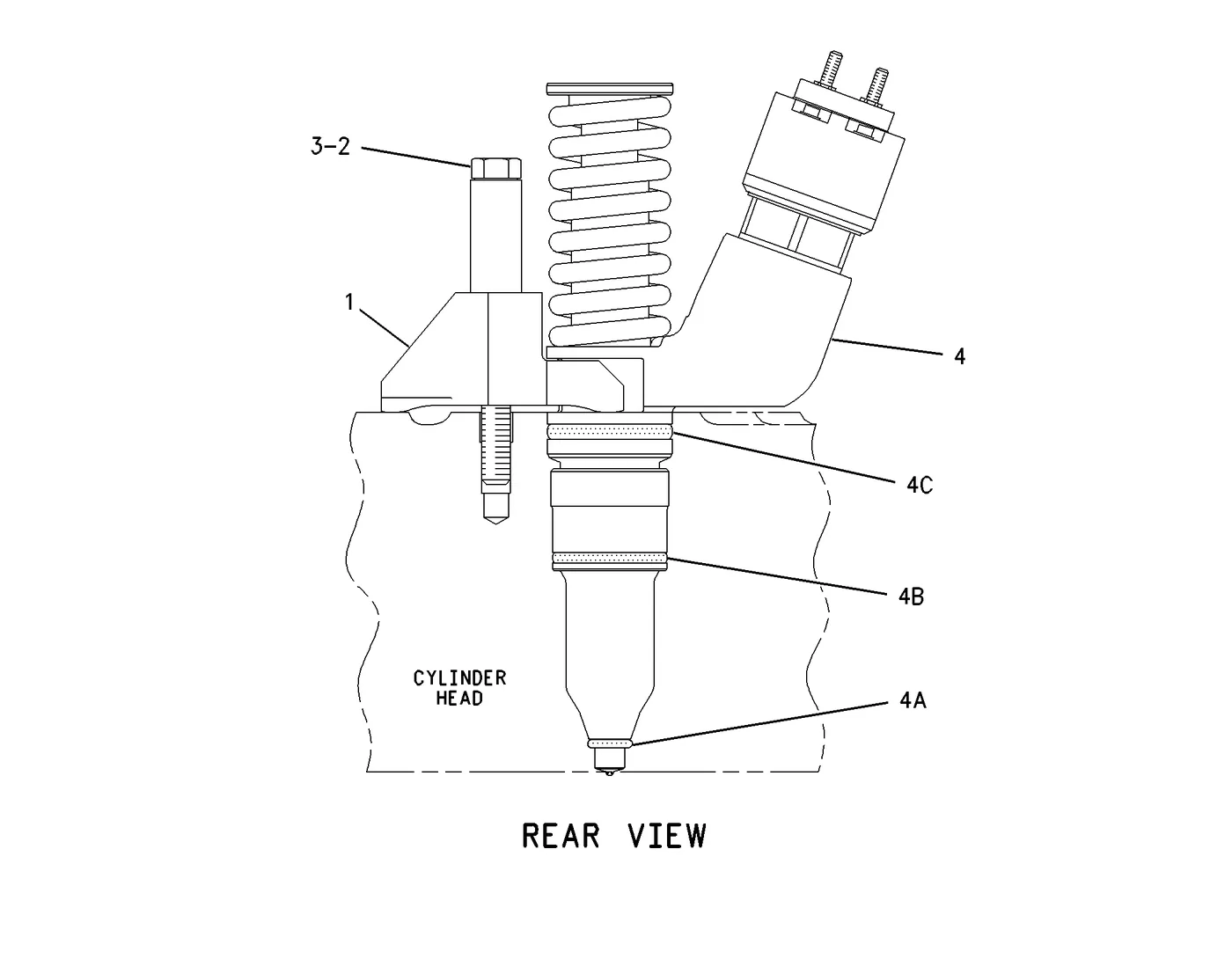 3406E 9X7419 parts diagram