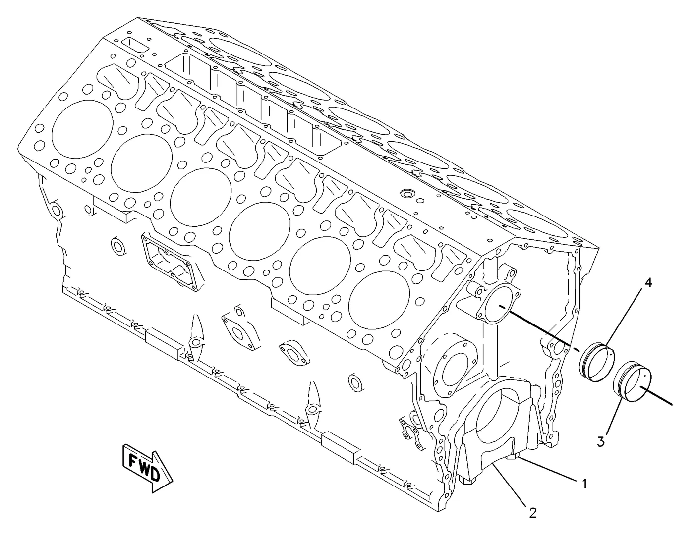 3412C · BASIC ENGINE · 126-1373 CAT parts diagram