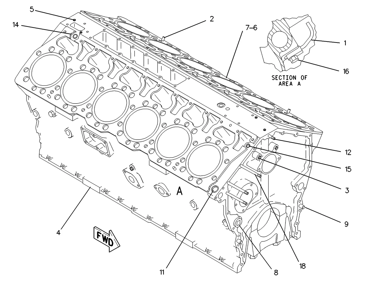 3412C · BASIC ENGINE · 126-1375 CAT parts diagram