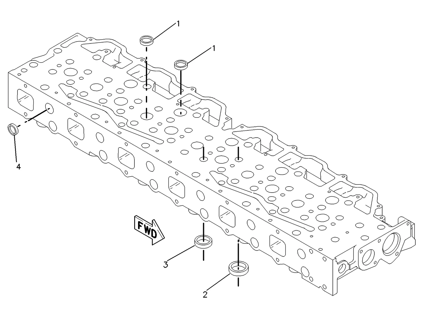 3412C 1W5283 parts diagram