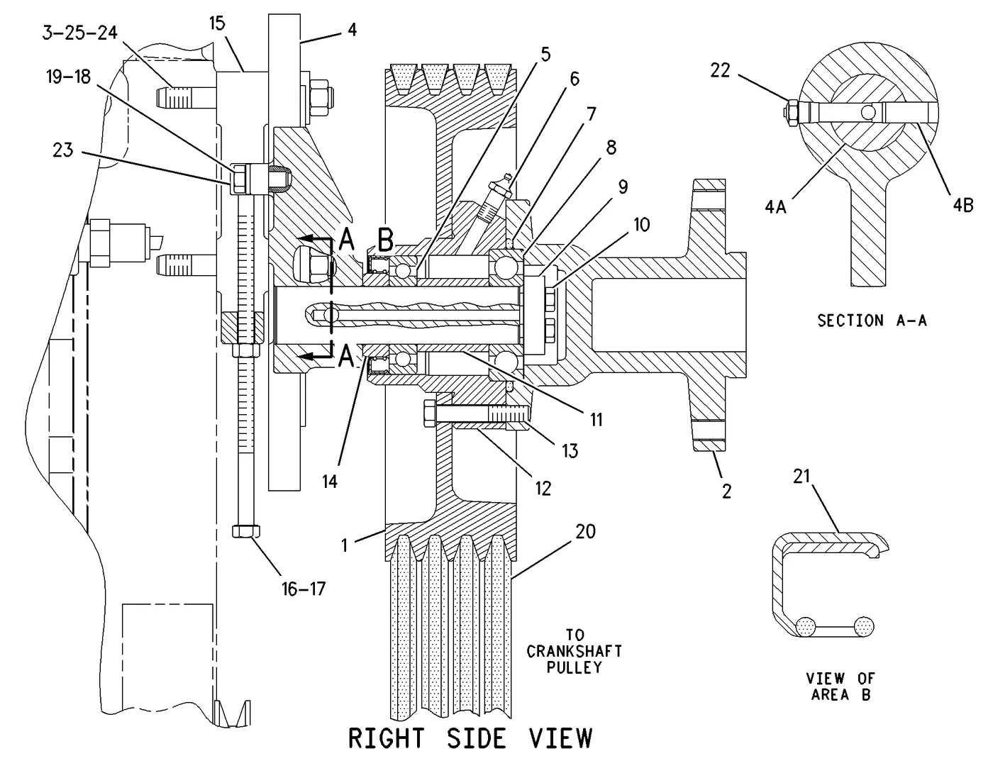 3412C · BASIC ENGINE · 153-6336 CAT parts diagram