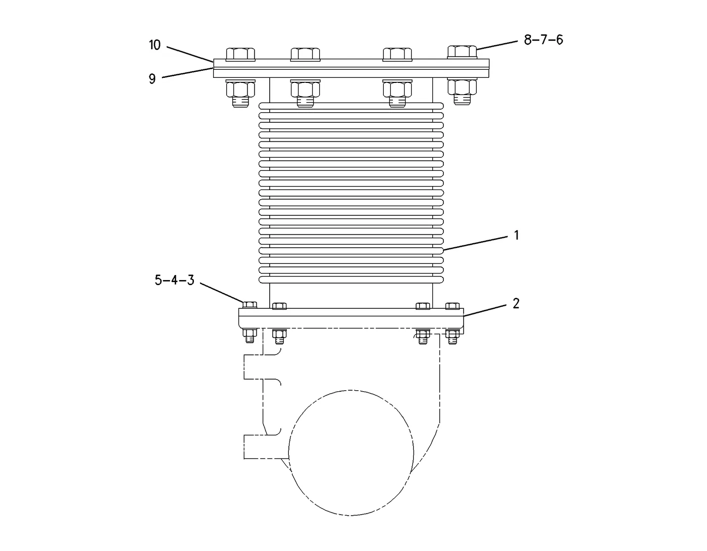 3412C 8T4896 parts diagram