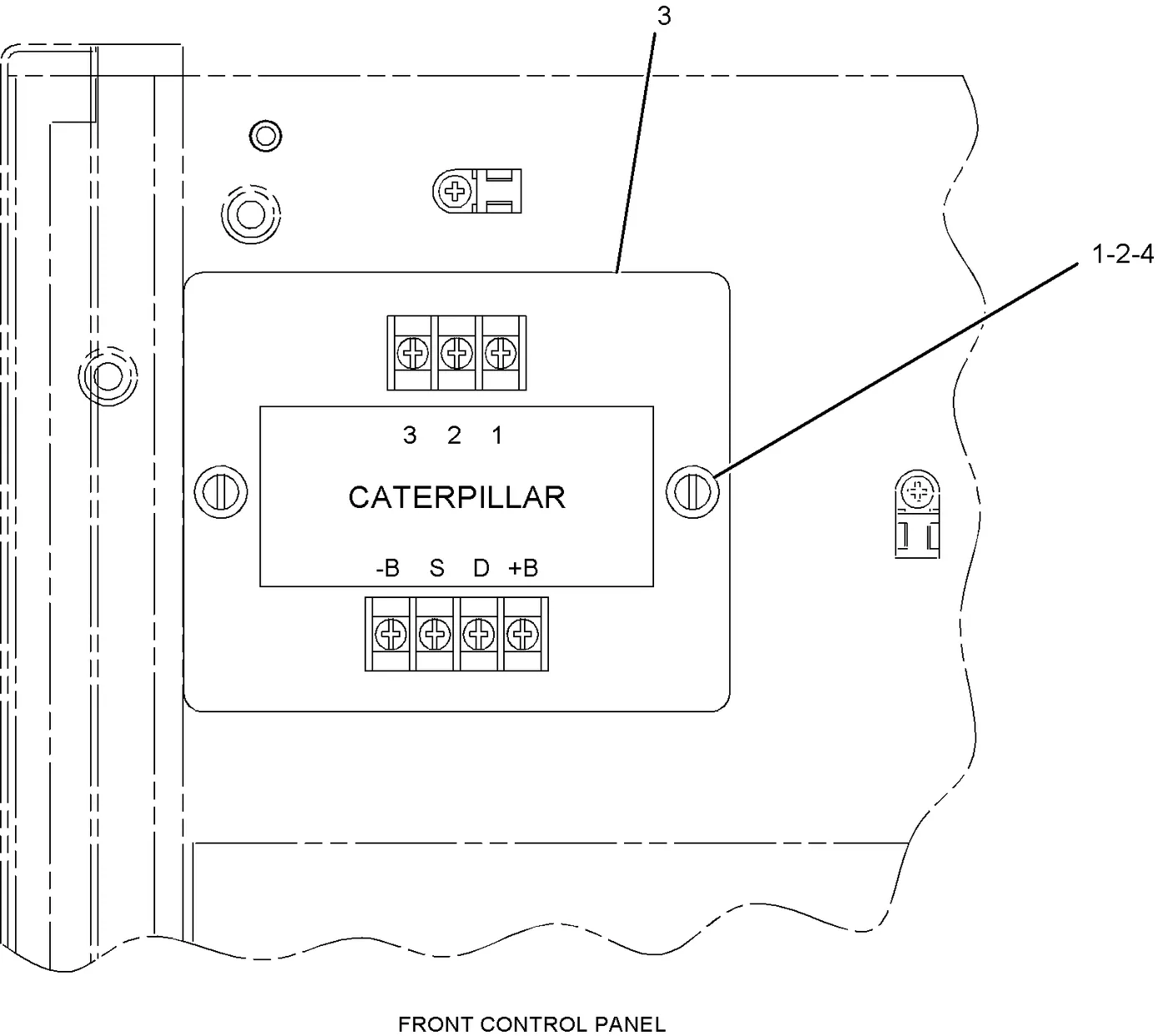 3412C · FUEL SYSTEM · 154-5504 CAT parts diagram
