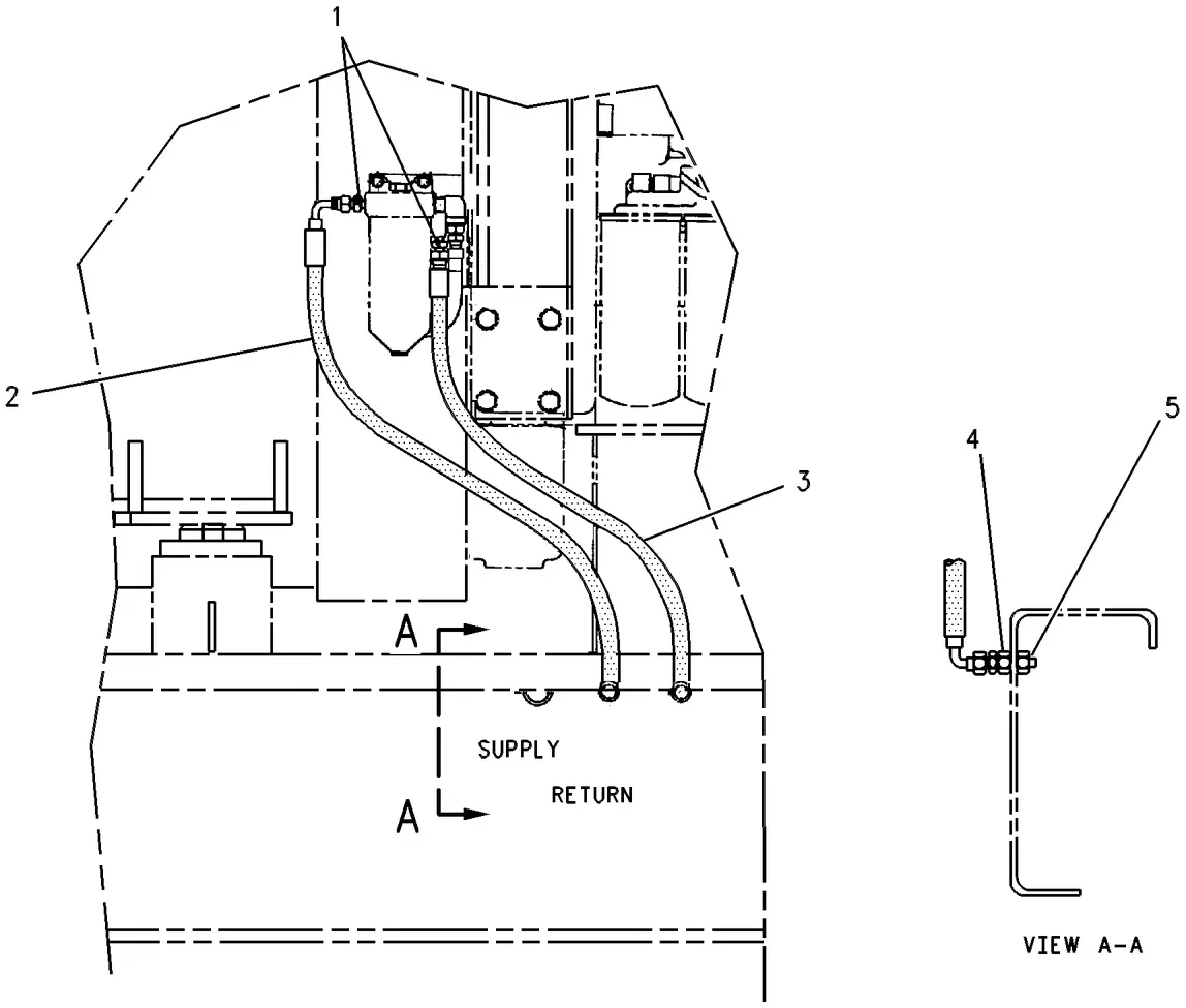 3412C · FUEL SYSTEM · 166-0870 CAT parts diagram