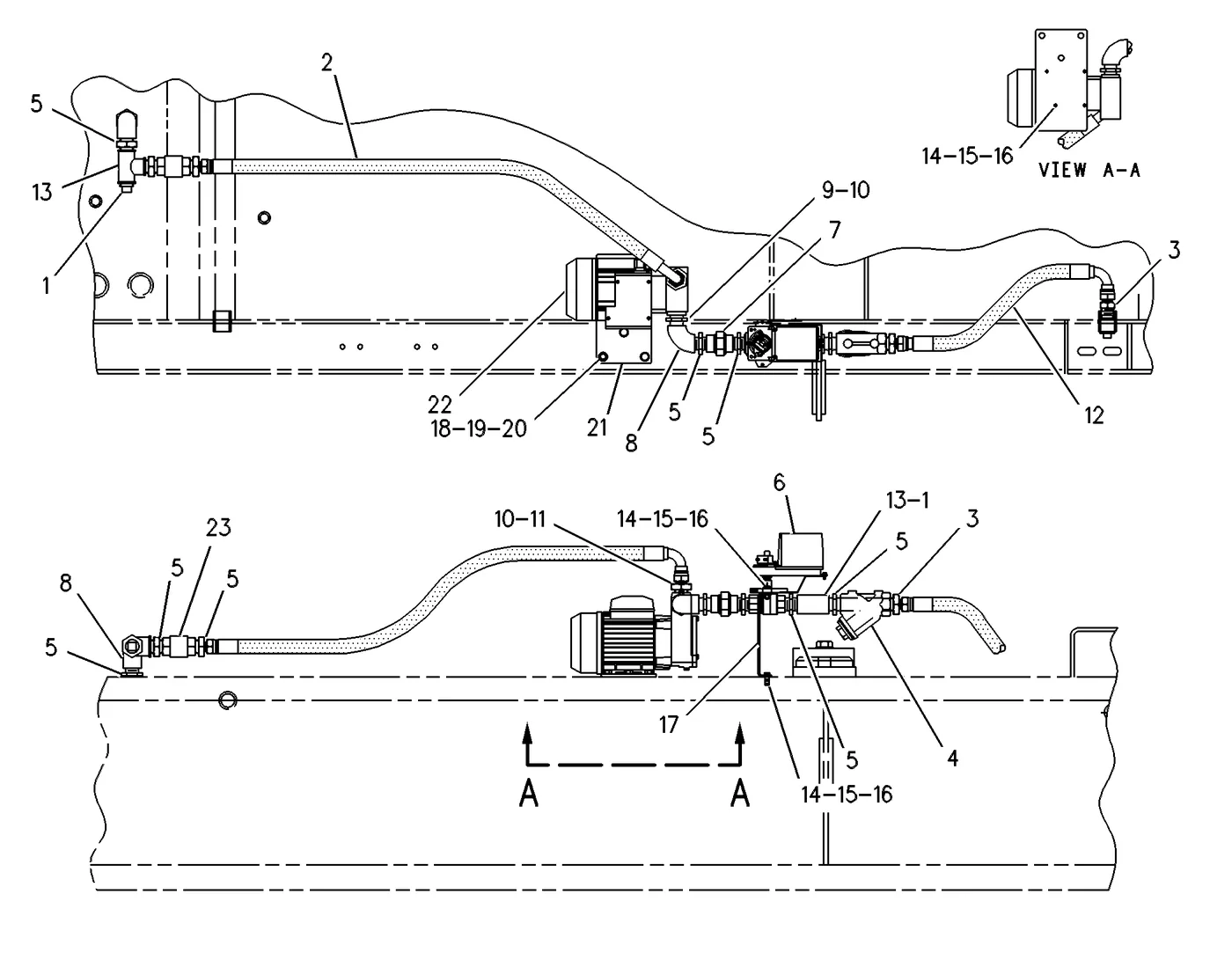 3412C · FUEL SYSTEM · 151-7697 CAT parts diagram